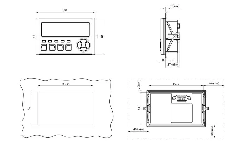 Elecnova Industrial Device Wdh-31-580 Ralay Raplace 21 Protection Modes Industrial Torque Motor Controller