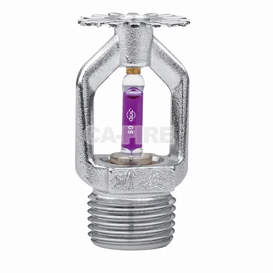 Direkt hergestellte, hängende, aufrechte Seitenwand-Glasbirne Esfr, verdeckte Feuersprinklerköpfe mit Kunststoffschutzrahmen